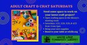 Adult Craft & Chat Saturdays January 2022
