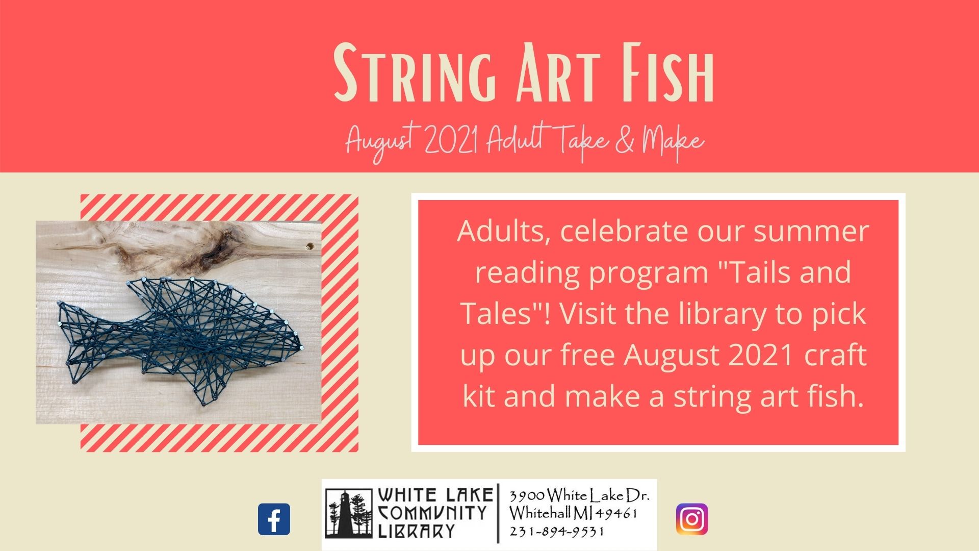 August String Art Fish Craft