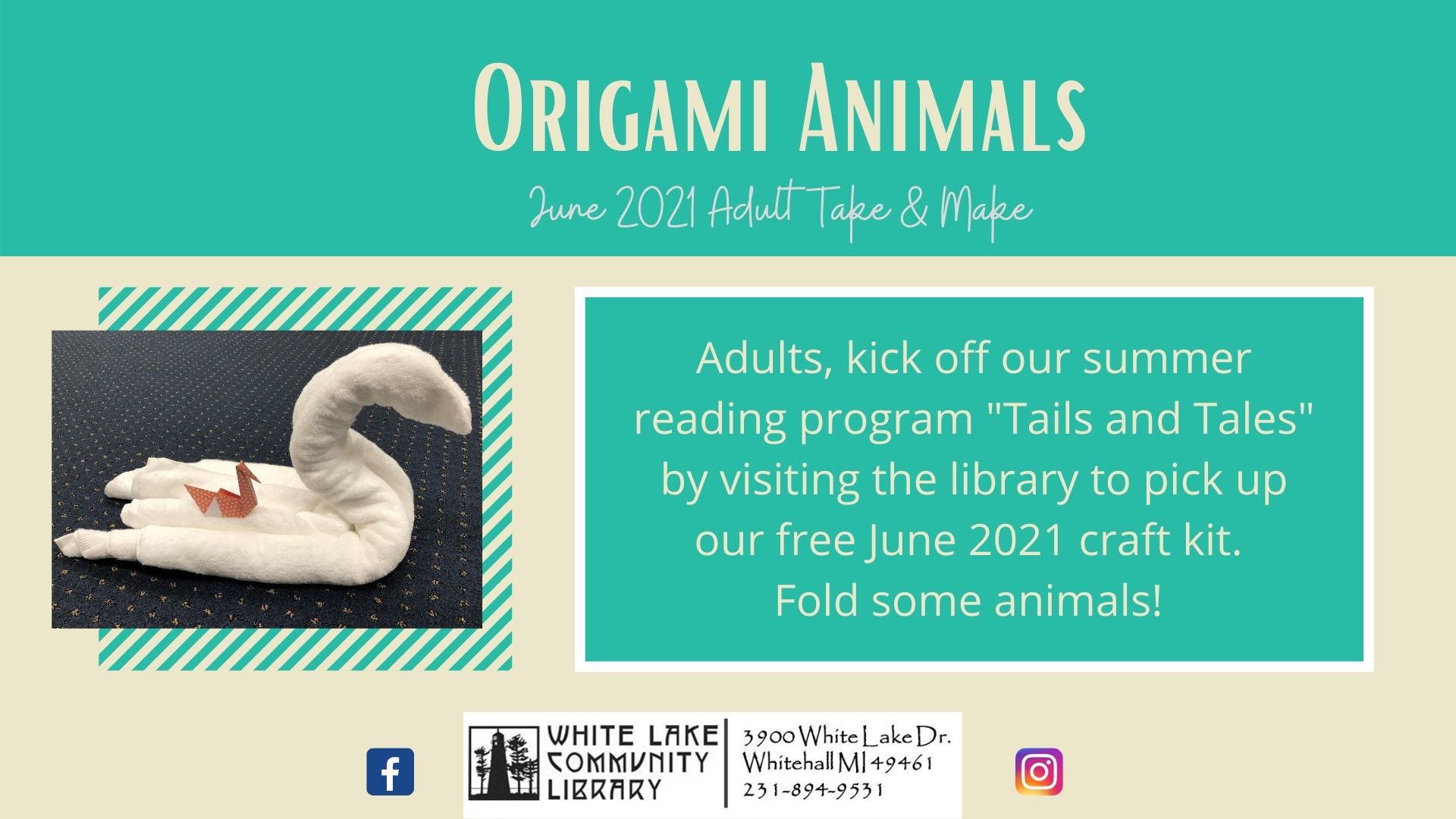June 2021 Origami Animals Craft