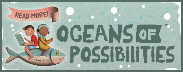 Banner announcing the Summer Reading theme Oceans of Possibilities