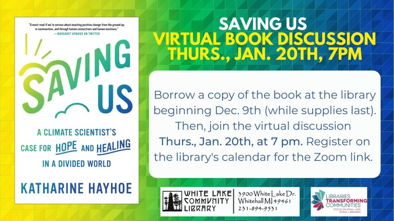 Saving Us Book Discussion