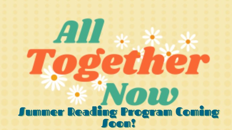Summer Reading Program info coming soon